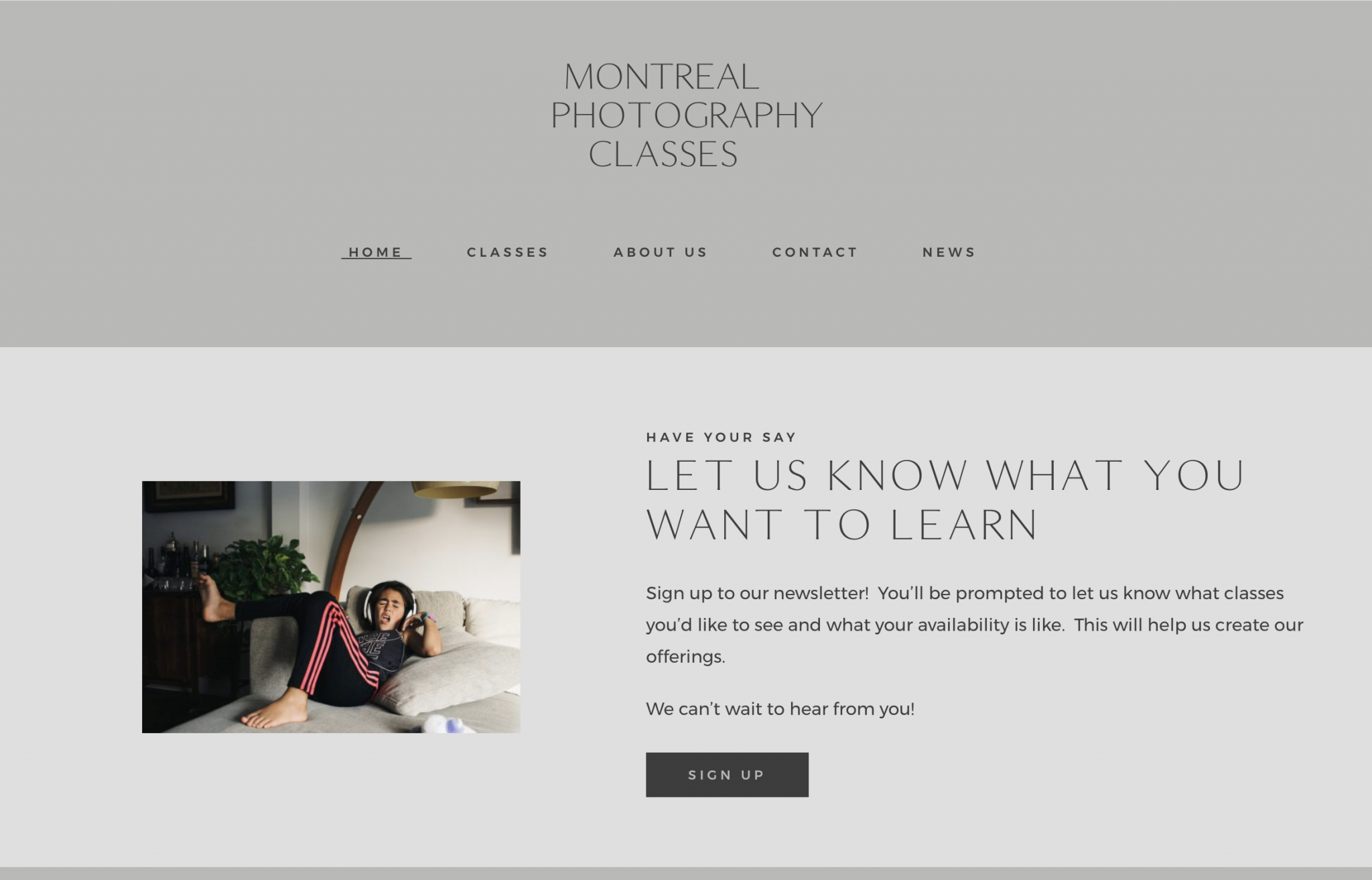 Montreal Photography Classes